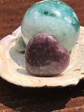 Load image into Gallery viewer, Lepidolite Mica Polished Stone Heart Healing Crystal