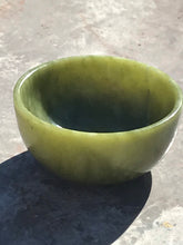 Load image into Gallery viewer, Serpentine Stone Carved Dish Bowl Green