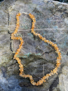 Citrine Beaded Necklace