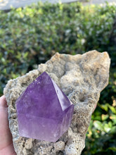 Load image into Gallery viewer, Amethyst Quartz Standing Crystal Point