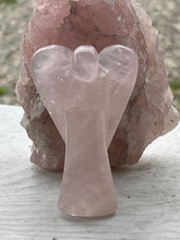 Load image into Gallery viewer, Rose Quartz Carved Angel