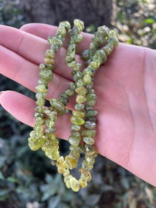 Peridot Beaded Necklace Green Arizona