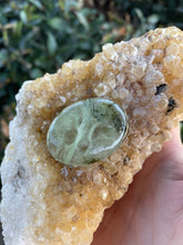Load image into Gallery viewer, Prehnite Cabochon Flat Green Crystal Rock Oval