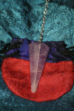 Load image into Gallery viewer, Powerful 6-sided Amethyst Pendulum