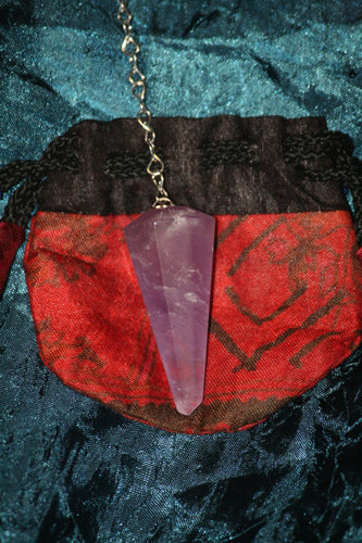 Powerful 6-sided Amethyst Pendulum