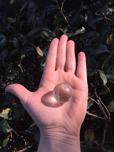 Clear Quartz Cystal Sphere Orb Marble