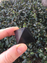 Load image into Gallery viewer, Black Shungite Carved Pyramid from Russia