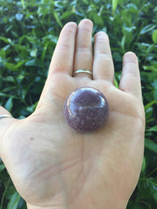 Lepidolite Small Purple Crystal Sphere