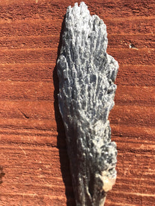 Black Kyanite Raw Crystal Rock Formation Specimen