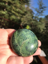Load image into Gallery viewer, Himalayan Green Jade Disc Crystal
