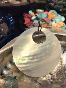 Mother of Pearl Sea Shell Pendant Bead