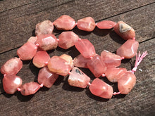 Load image into Gallery viewer, Rhodochrosite Pink Crystal Beads