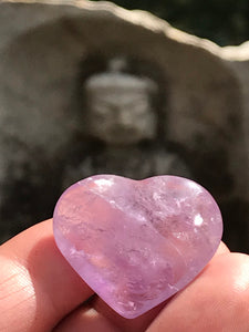 Amethyst Heart Purple Crystal Stone