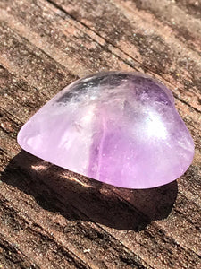 Amethyst Heart Purple Crystal Stone