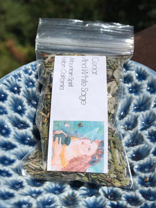 Cedar and Sage Blend Dried Leaf Ceremonial Herb