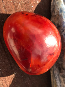 Carnelian Agate Free Form Polished Crystal Rock
