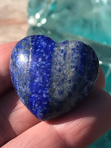 Lapis Lazuli Heart Shaped Stone