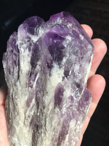 Amethyst Purple Quartz Natural Crystal Cluster Point