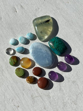 Load image into Gallery viewer, 17 Sacred Stone Cabochons lot closeout