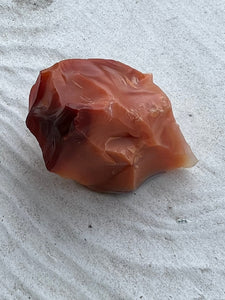 Carnelian Agate Free Form Raw Crystal Rock