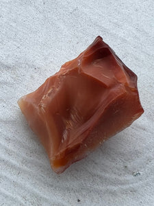 Carnelian Agate Free Form Raw Crystal Rock