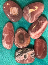 Load image into Gallery viewer, Rhodochrosite Set of 7 Tumbled Love Stone