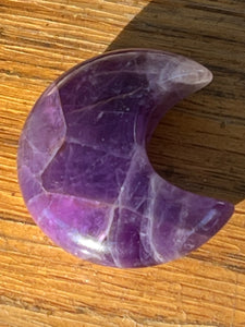 Amethyst Moon Purple Crystal Stone