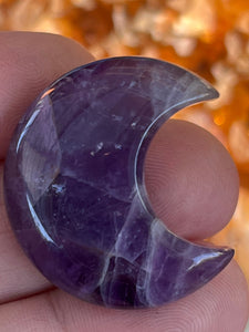 Amethyst Moon Purple Crystal Stone