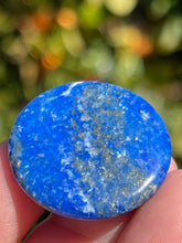 Load image into Gallery viewer, Lapis Lazuli Moon Shaped Round Stone