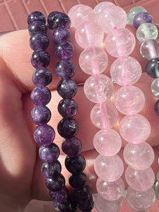 Rose Quartz Bracelet Beads