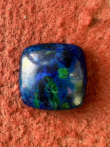 Azurite Cabochon Polished Mineral Blue Green Specimen