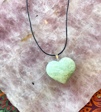 Load image into Gallery viewer, Aquamarine Heart Pendant Charm Necklace