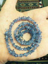 Load image into Gallery viewer, Tanzanite Blue Chip Bead Necklace